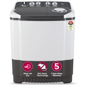 LG 7 Kg 5 Star Wind Jet Dry Semi-Automatic Top Loading Washing Machine